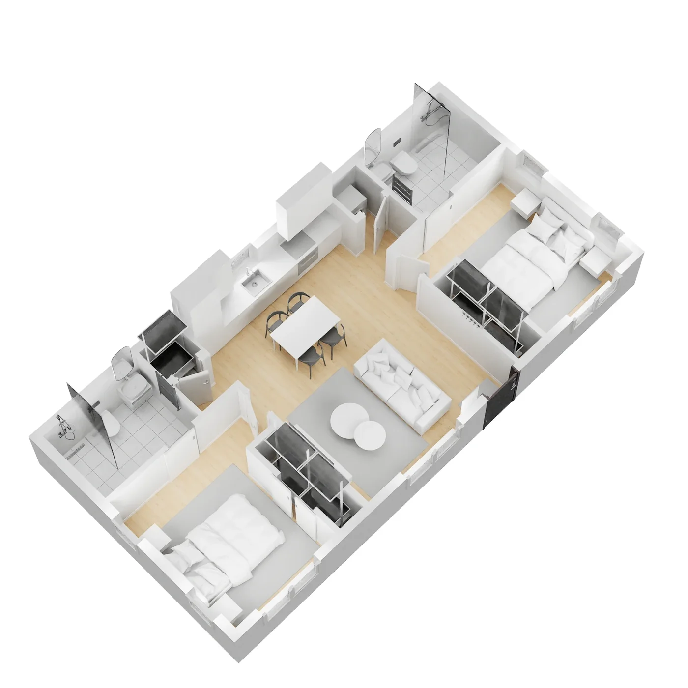 C-800 3D floor plan