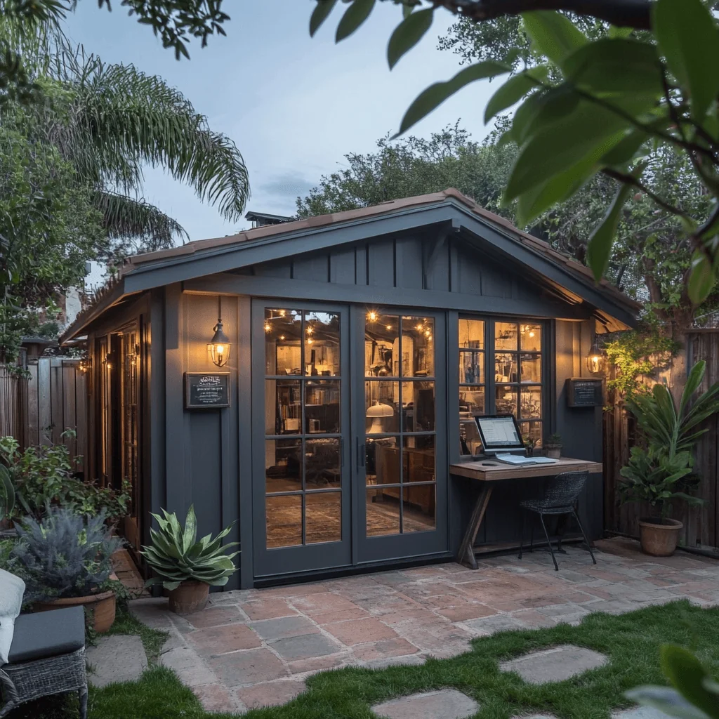 Backyard ADU office — detached home office in Madison, WI