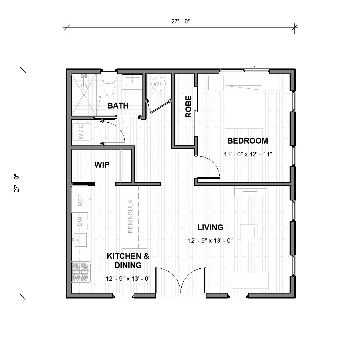 B-729 floor plan