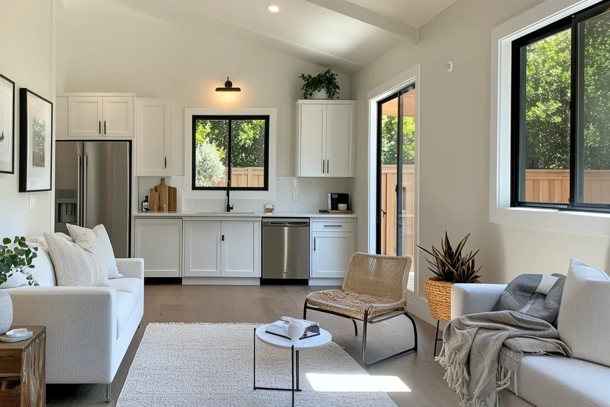ADU interior living space
